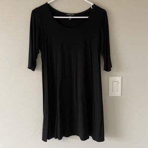 Black Eileen Fisher 3/4 Sleeve Tunic